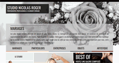 Desktop Screenshot of nicolasroger.fr